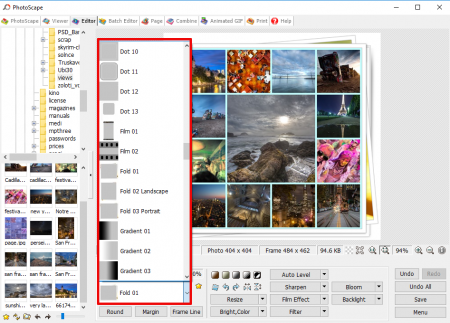 How to make a collage in PhotoScape