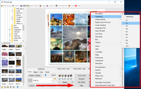 How to make a collage in PhotoScape
