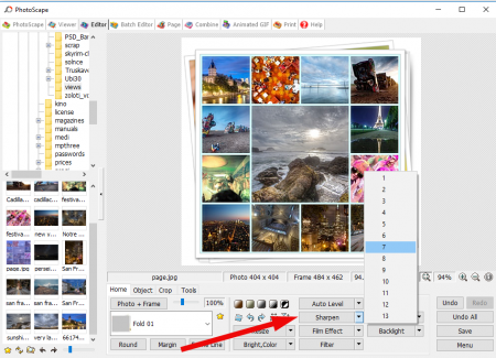 How to make a collage in PhotoScape